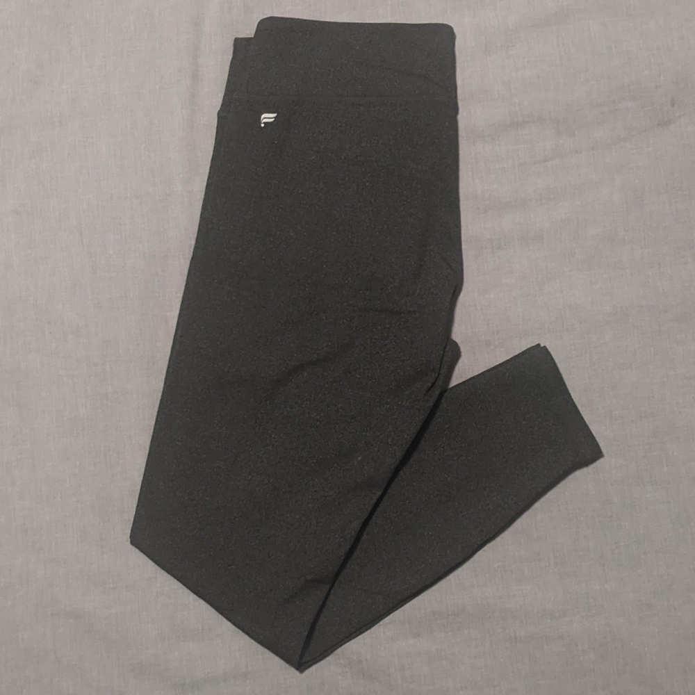 NWOT Charcoal Grey Powerhold Leggings Full Length From Fabletics Size L